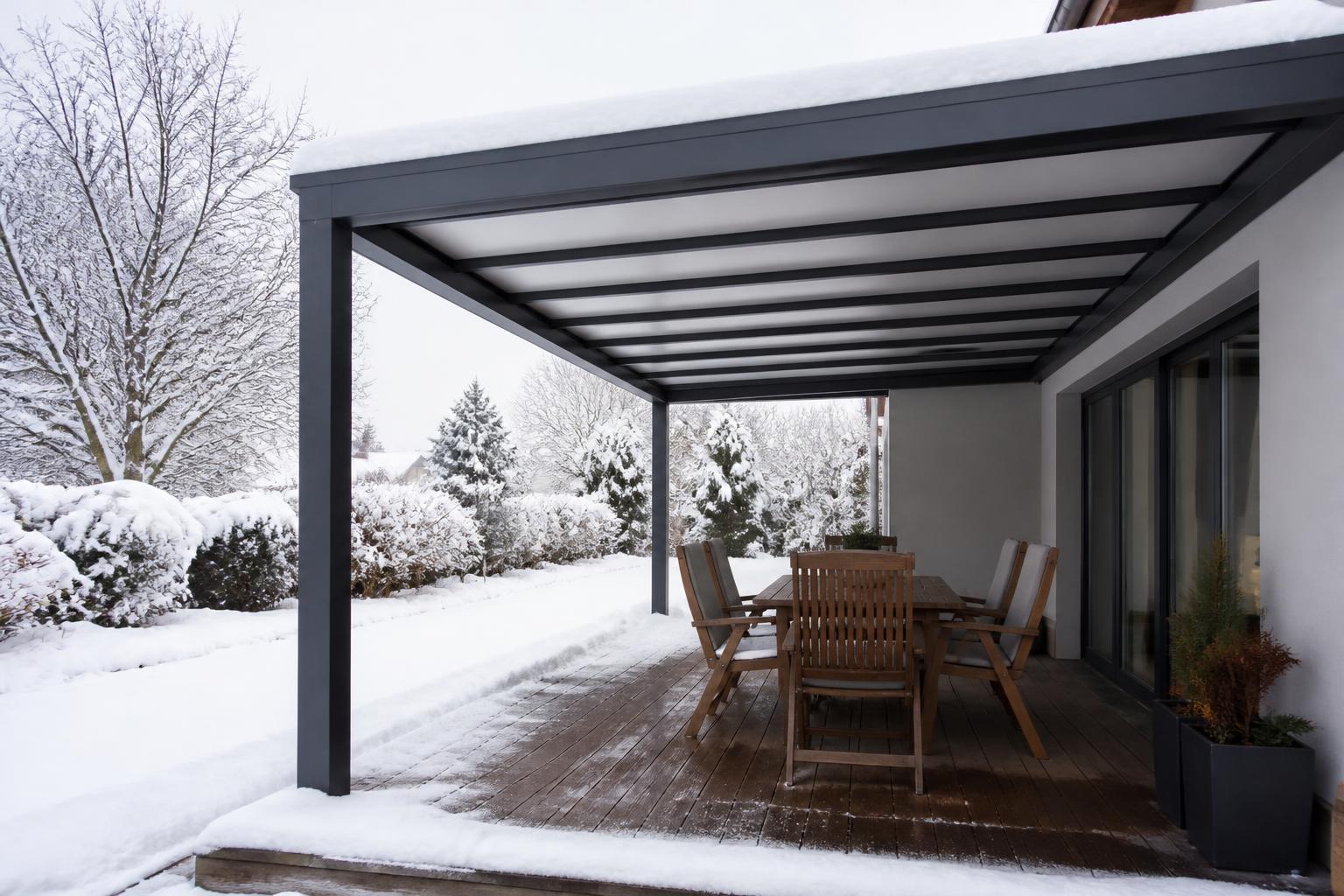 Wenn Schnee tagelang liegen bleibt: Was Terrassenkonstruktionen in Ingolstadt leisten müssen