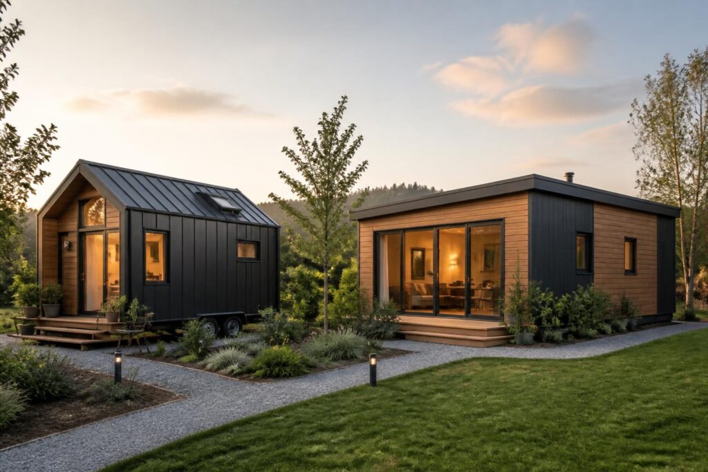 Tiny House oder Modulhaus? Welche Wohnform passt zum ganzjährigen Leben?