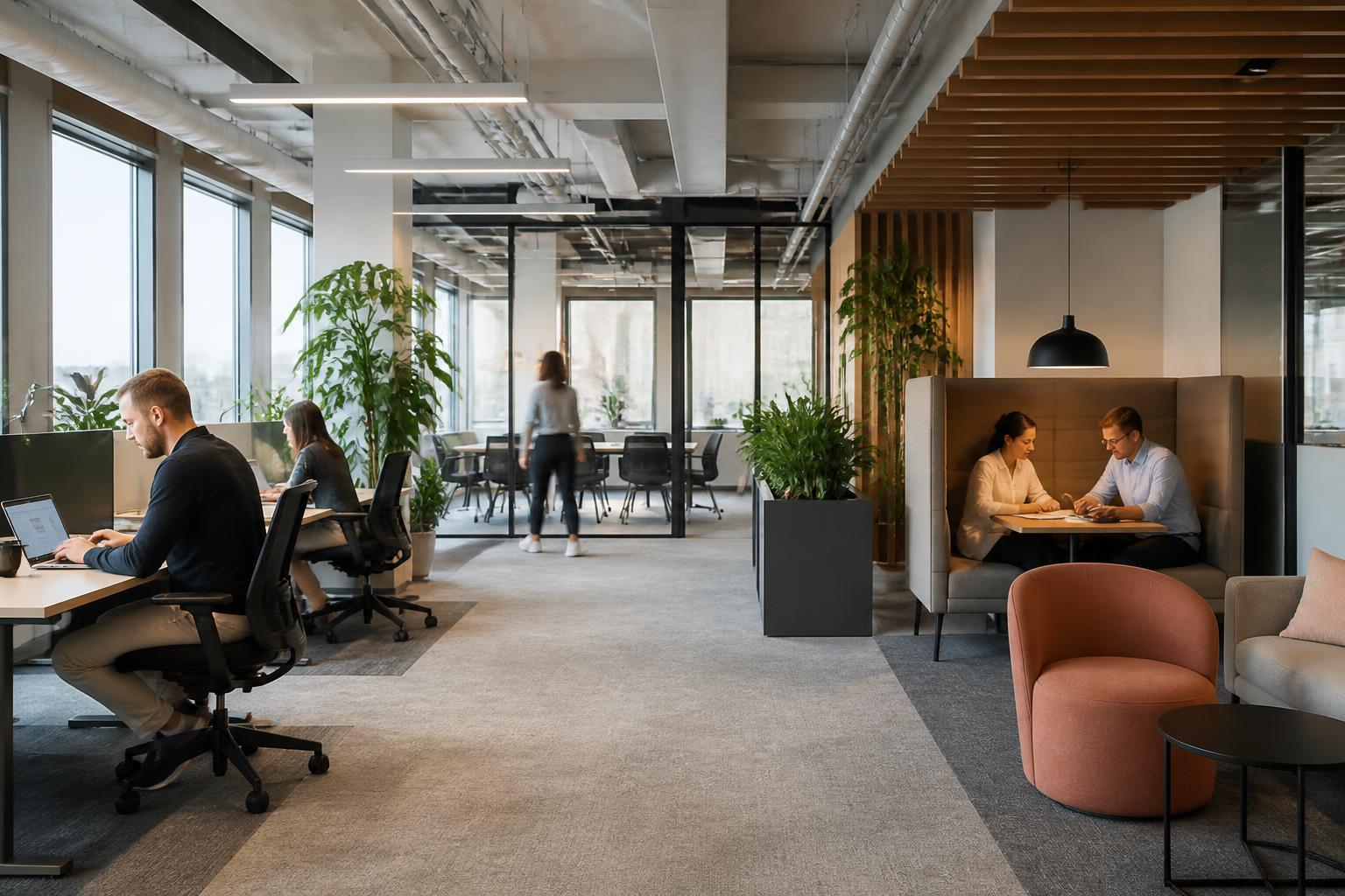 Arbeitsräume neu denken: Wie sich Büros an heutige Anforderungen anpassen